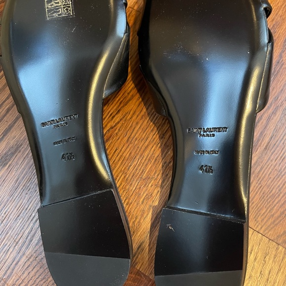 SOLD Saint Laurent Power Knot Slides 41.5 - Picture 6 of 11
